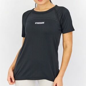 Gymshark Women Sportwear Fit Training Top Black Large